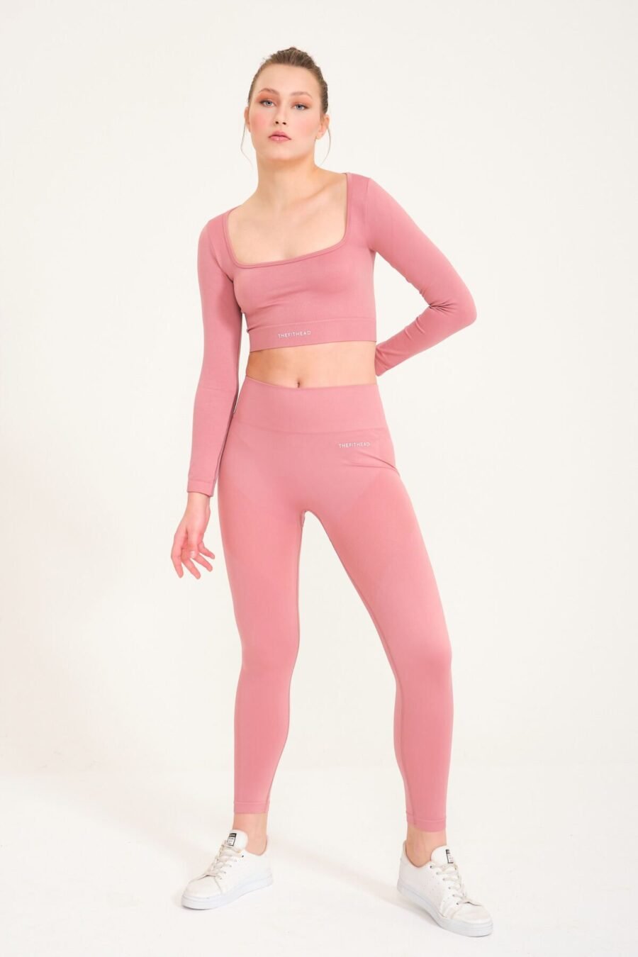 Dikişsiz Toparlayıcı Push-up Seamless Spor Tayt
